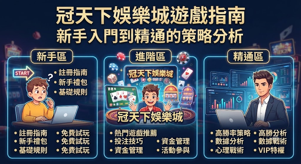新手必看實戰攻略!立即掌握冠天下娛樂城核心技巧